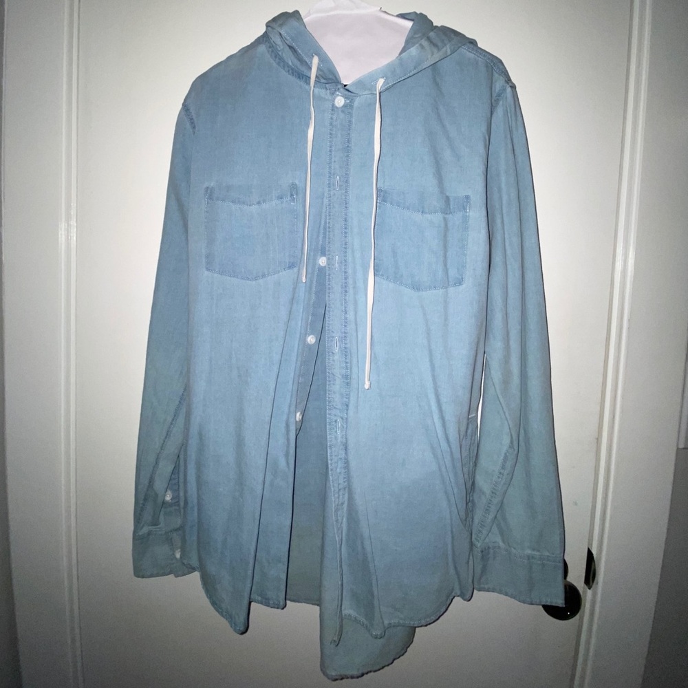 PACSUN mens denim lightweight jacket